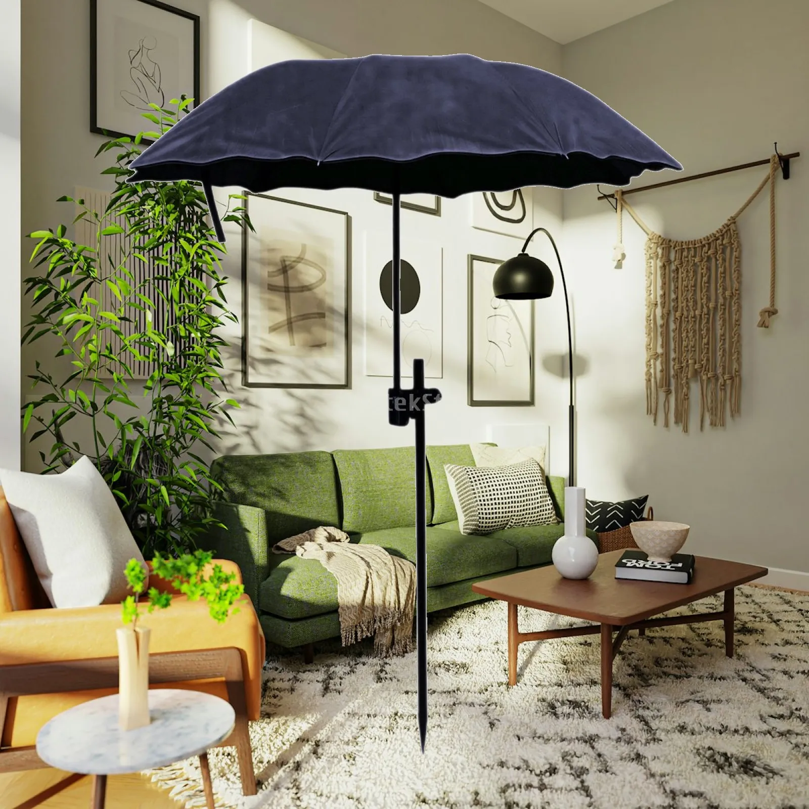 Weatherproof Plant Umbrella Big Garden Umbrella Protection Parasol with Stake for Outdoor Backyard Plants