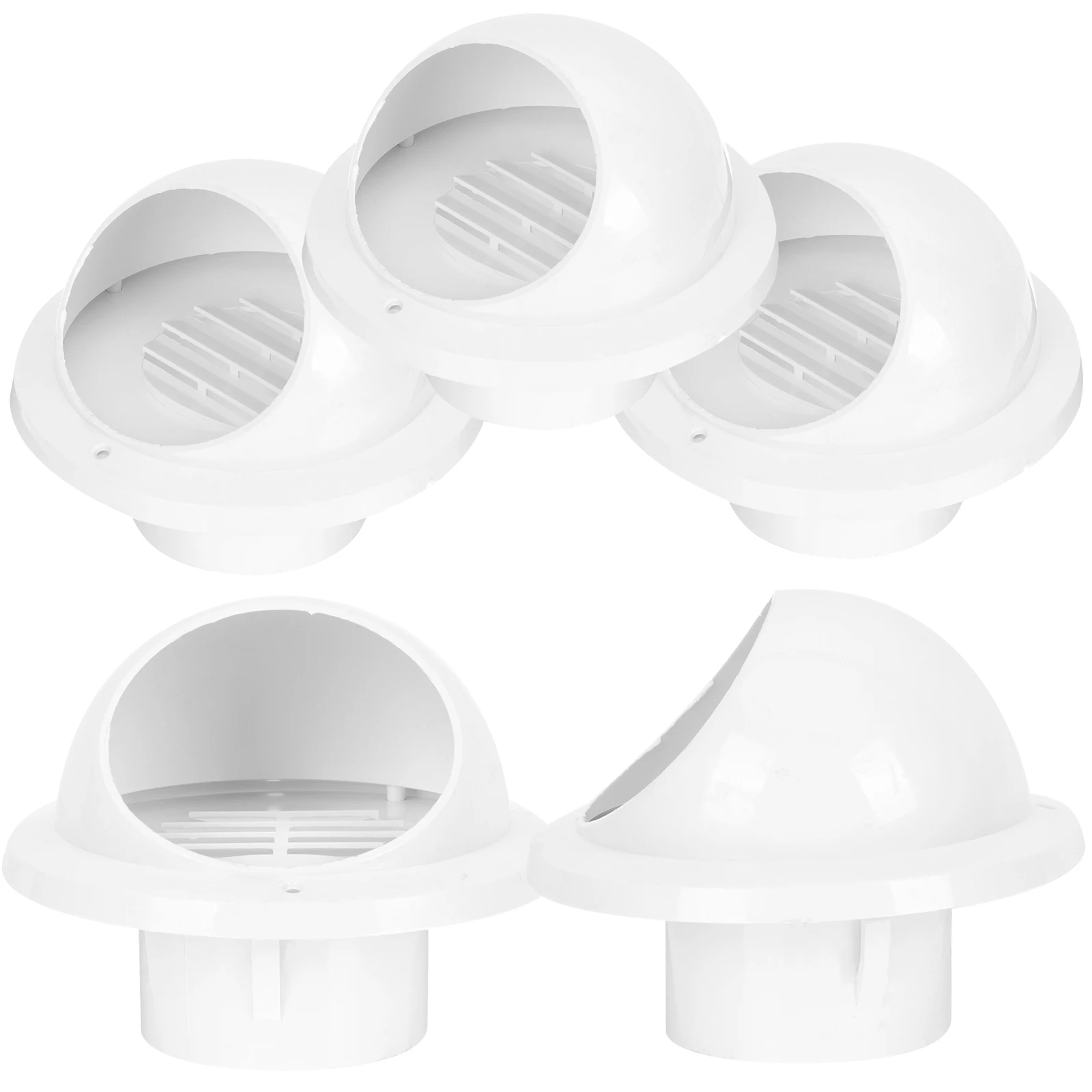 

Plastic Vent Windproof Protector Round Exhaust Hood Air Flat Dryer Outlet Rainproof Cooker Chimney Vent Cover