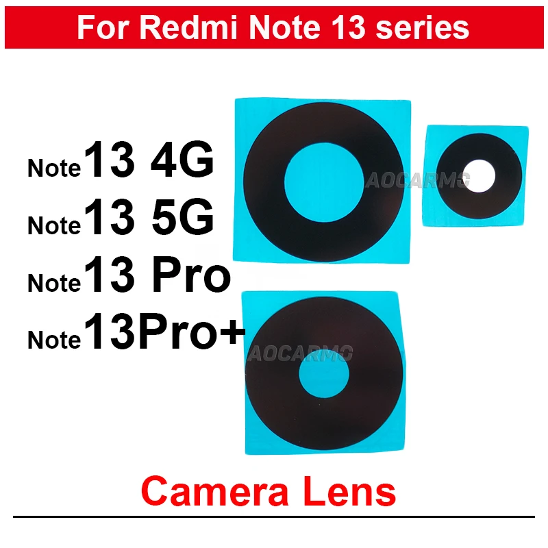 

Объектив задней камеры с запасными частями в рамке для Redmi Note 13 13Pro 4G/5G 13 Pro+ Plus