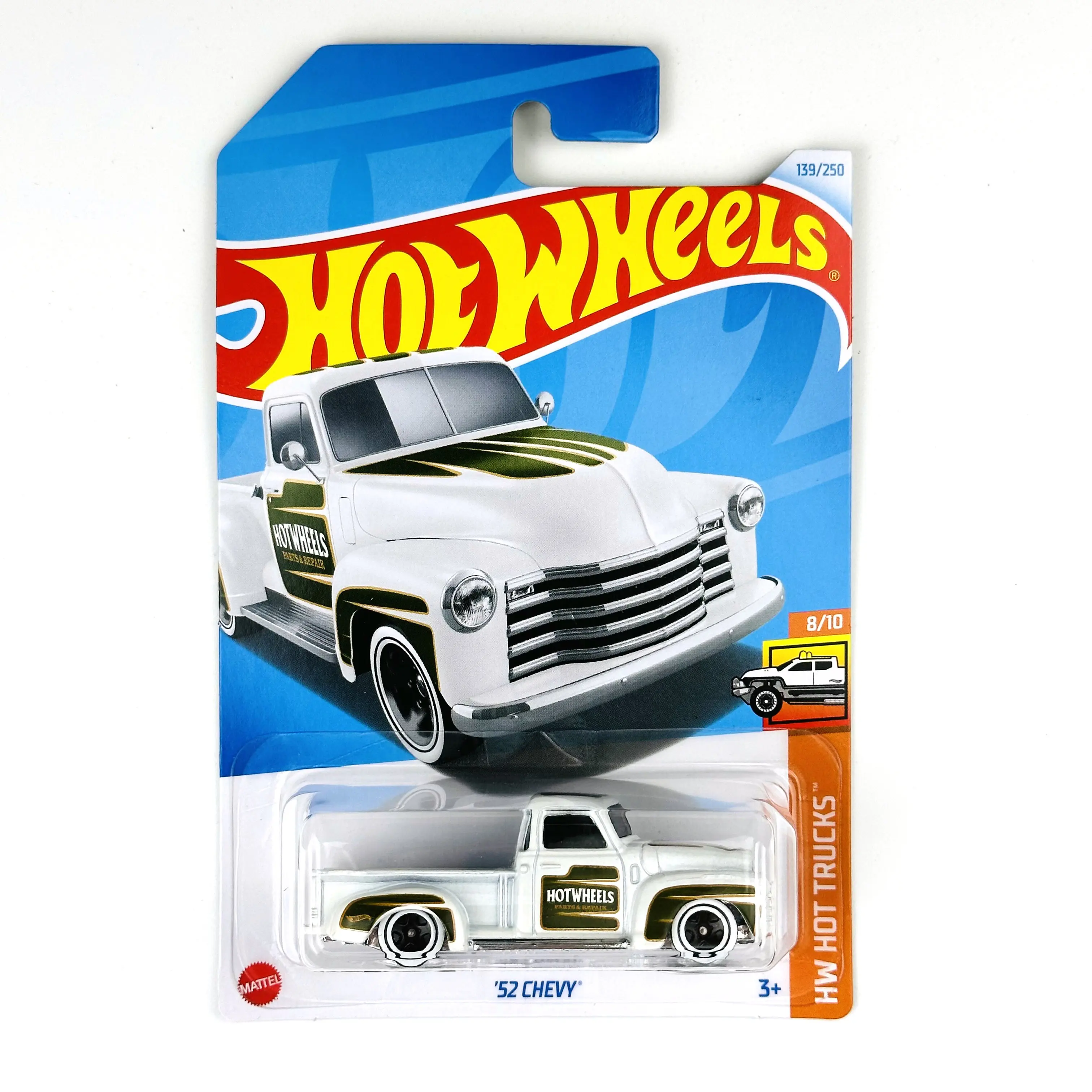 

Коллекционные игрушечные автомобили Hot Wheels 52 CHEVY 2024, металлические модели литья под давлением, коллекционные игрушечные автомобили, 139-1/64