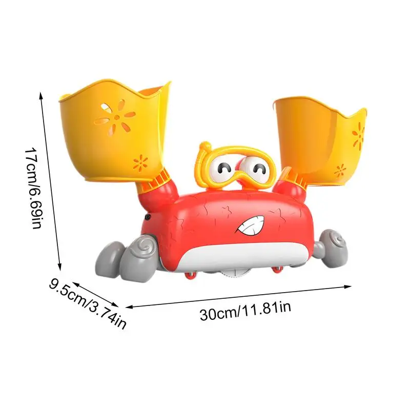 크랩 크롤링 장난감 공 게임 크랩 뮤지컬 장난감, 교육용 걷기 장난감, 감각 공 게임, 생일 부활절 어린이날