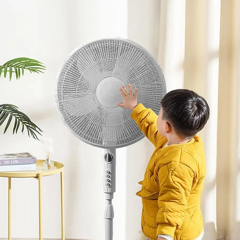 Cubierta de ventilador eléctrico, cubiertas protectoras de seguridad para ventilador de malla para bebés y niños, Protector de dedos para niños, redes de malla de seguridad