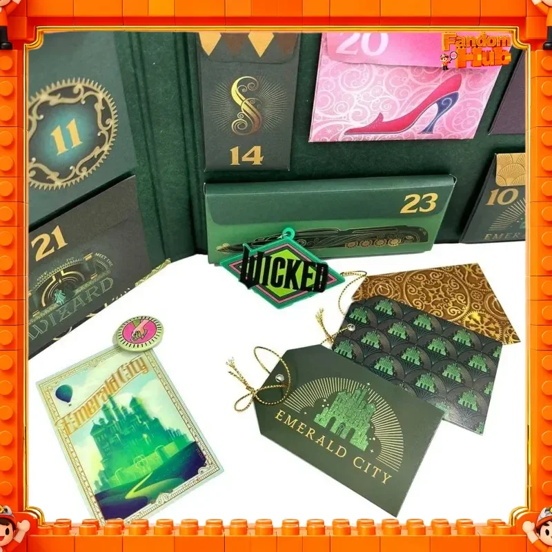 Nueva colección de calendario de Adviento de mercancía de productos de película malvada, juguete para regalo de cuenta regresiva de Navidad, los fanáticos deben tener