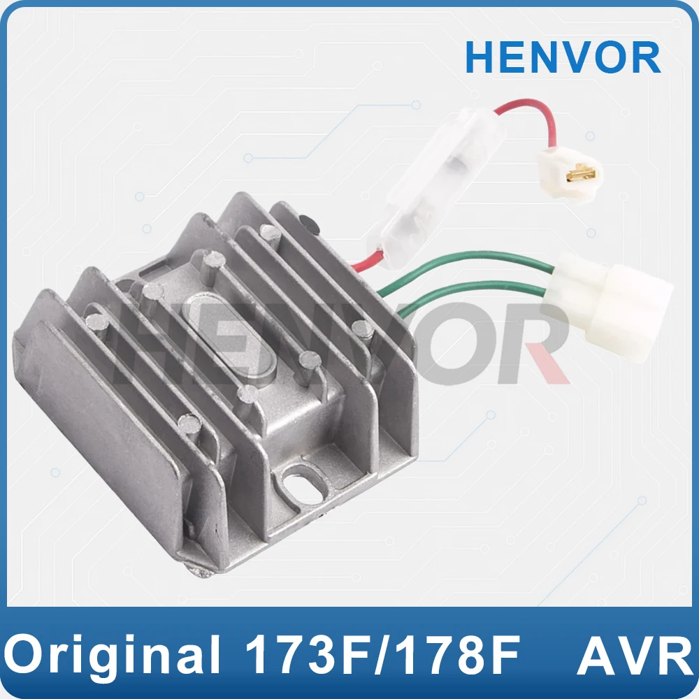 

DC12V Rectifier Charger AVR Automatic Voltage Regulator For 186F 168F 170F Diesel Engine KDE3500 KDE5000 KDE6500 Generator