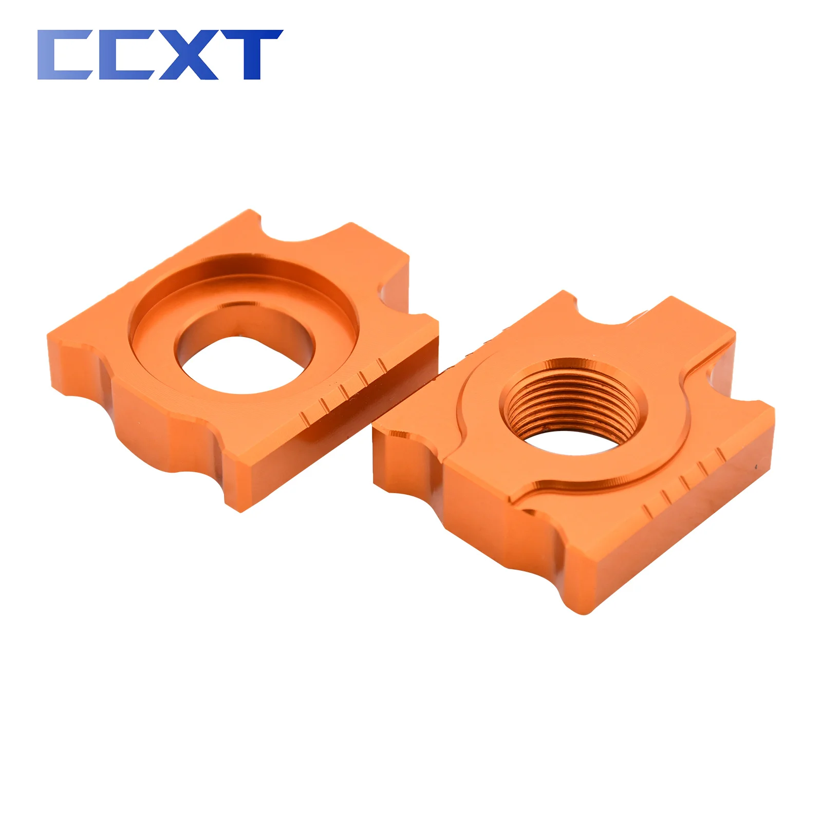 20mm CNC Aluminum Rear Chain Adjuster Axle Block For KTM 125-530cc SX SXF XC XCF XCW XCWF EXC EXCF 2008-2023 Motocross Universal