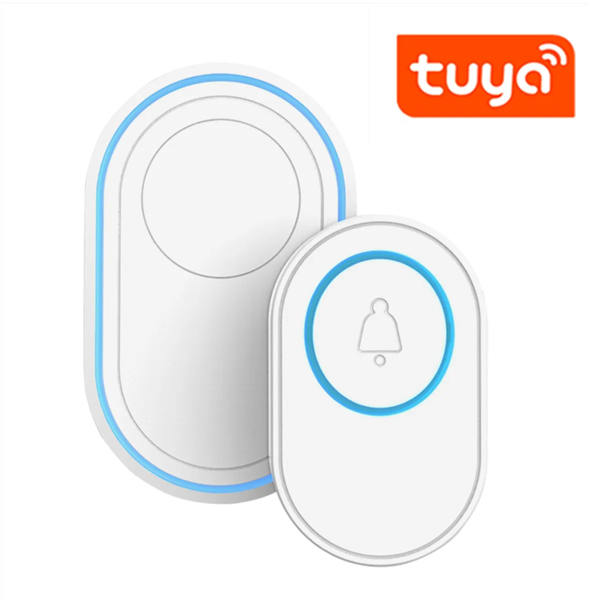 tuya app inteligente sem fio wi fi campainha de alarme casa bem vindo campainha a prova dremote agua remoto inteligente campainha da porta da ue reino unido eua plug 01