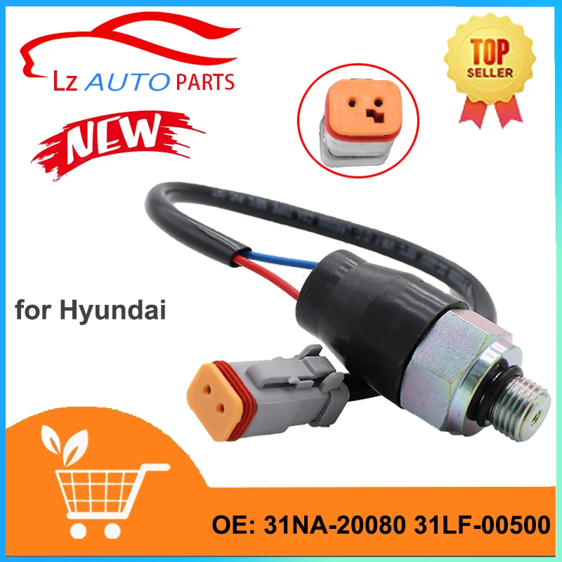 31NA-20080 31LF-00500 31NA20080 31LF00500 Excavator Pressure Switch Sensor for Hyundai Electric Parts R150-9 R215-9 R55W7 R55W7A