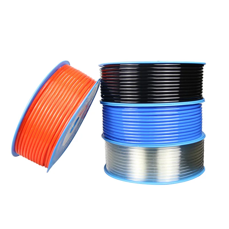 10M Polyurethane Flexible Tubing Pneumatic PU Pipe Tube Air Water High Pressure Hose 4mm 6mm 8mm 10mm 12mm Fitting