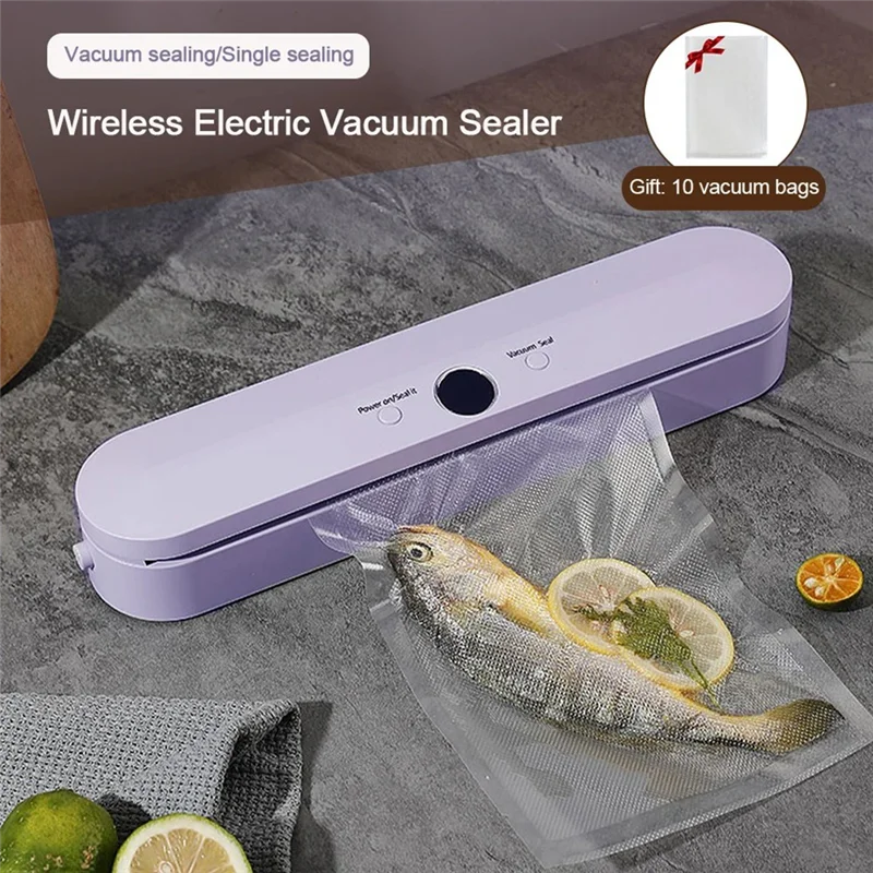 ABGP-Mini máquina de envasado al vacío, sellador de plástico para aperitivos para el hogar, adecuado para la cocina, conservación de alimentos, enchufe europeo