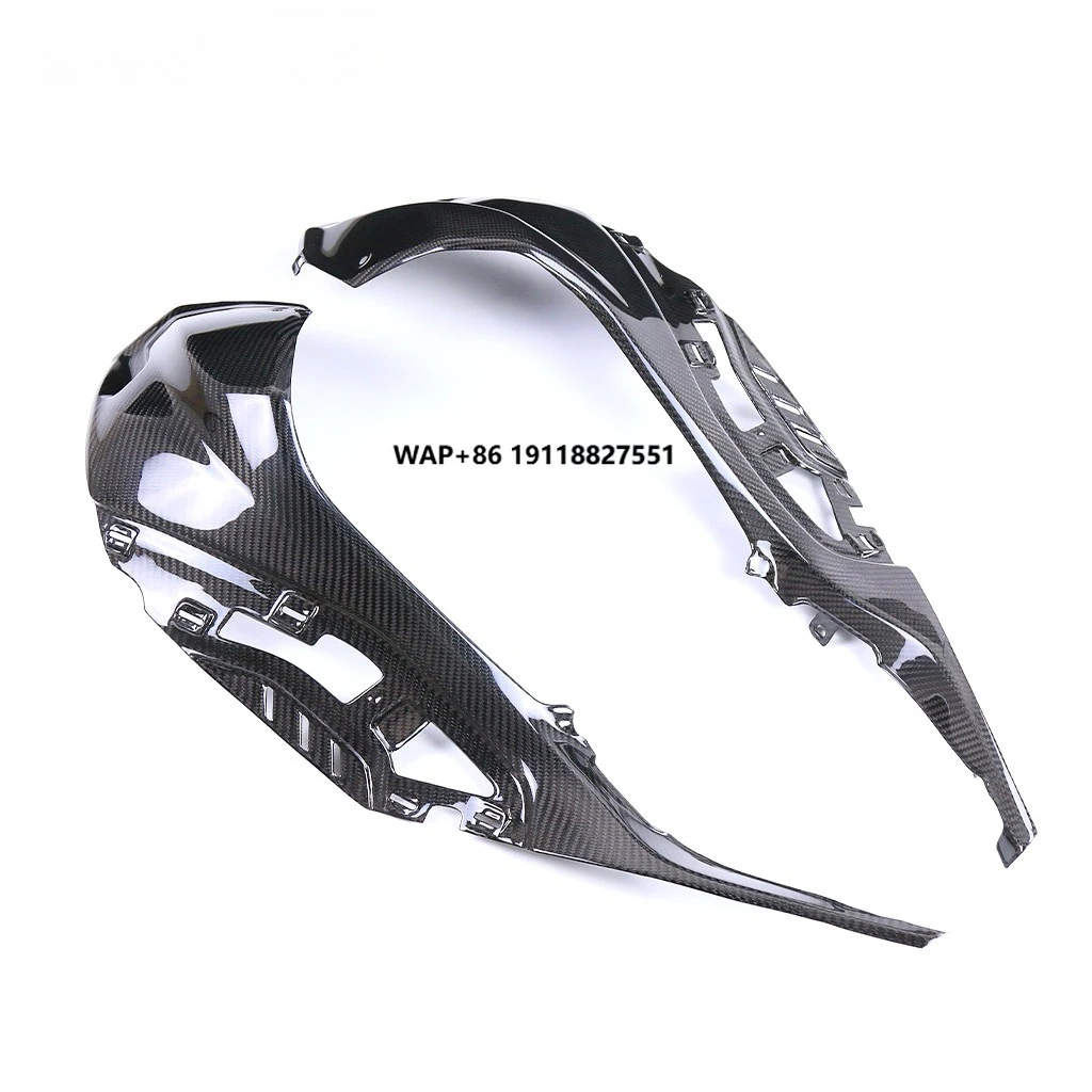 

High Quality Real 3K Dry Carbon Fiber Fuel Tank Side Panel Motorcycle Modification Suitable for S1000RR