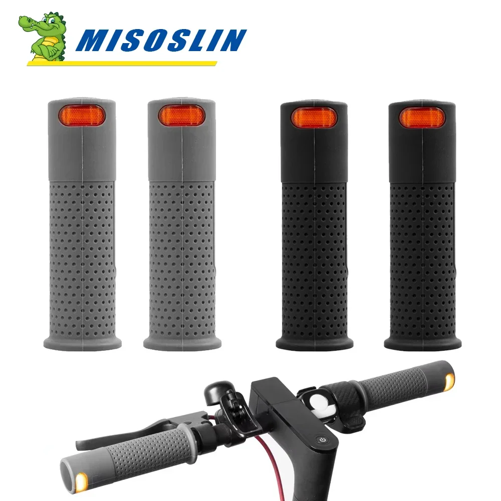 Scooter Turn Signal Light LED Lamp Handlebar Grip for Ninebot Max G30 ES1 ES2 ES3 ES4 Electric Scooter Handle Grips Flash Lights