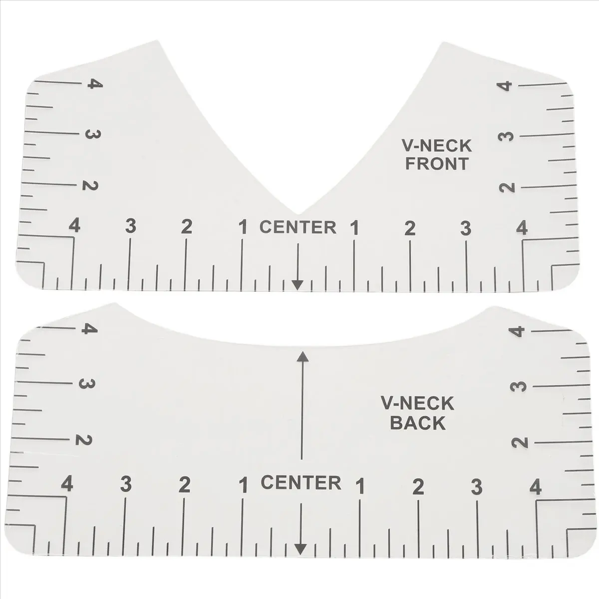 DT38 9 PCS -Shirt Alignment Tool, -Shirt Guide Ruler for Designing Clothing, PVC Back and Front Aligned -Shirt Rulers