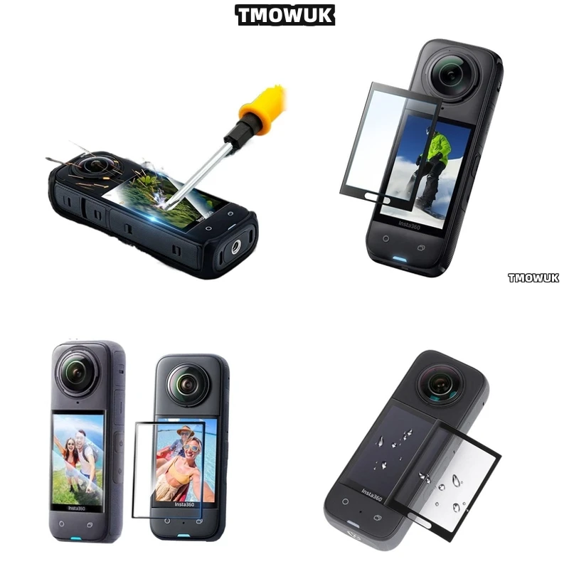 

Flexible Screen Film For Insta360 X3 X4 X5 GPS Full Cover Anti - Scratch PMMA 3D Curved Protector