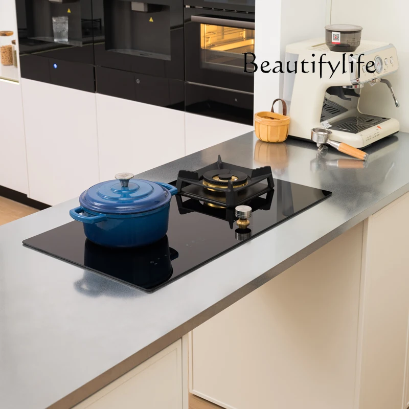 White electric and gas stoves, induction cookers, integrated built-in electrical dual-purpose