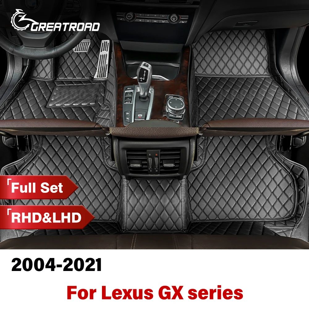 

Для Lexus GX series 2004-2021 автомобильный напольный коврик на заказ, автомобильный ковер, аксессуары для интерьера 2020 2019 2018 2017 2016 2015