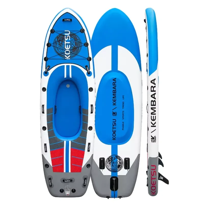 1/2 fishing Lure Kayak Lightweight Kayak Rescue Boat With Wire Striped Bottom Suitable For Family Outdoor Fishing And