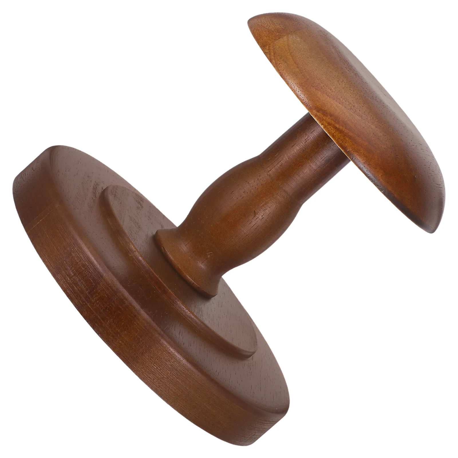 

Block Creative Solid Wood Hat Holder High and Low Display Rack Storage Support Cap