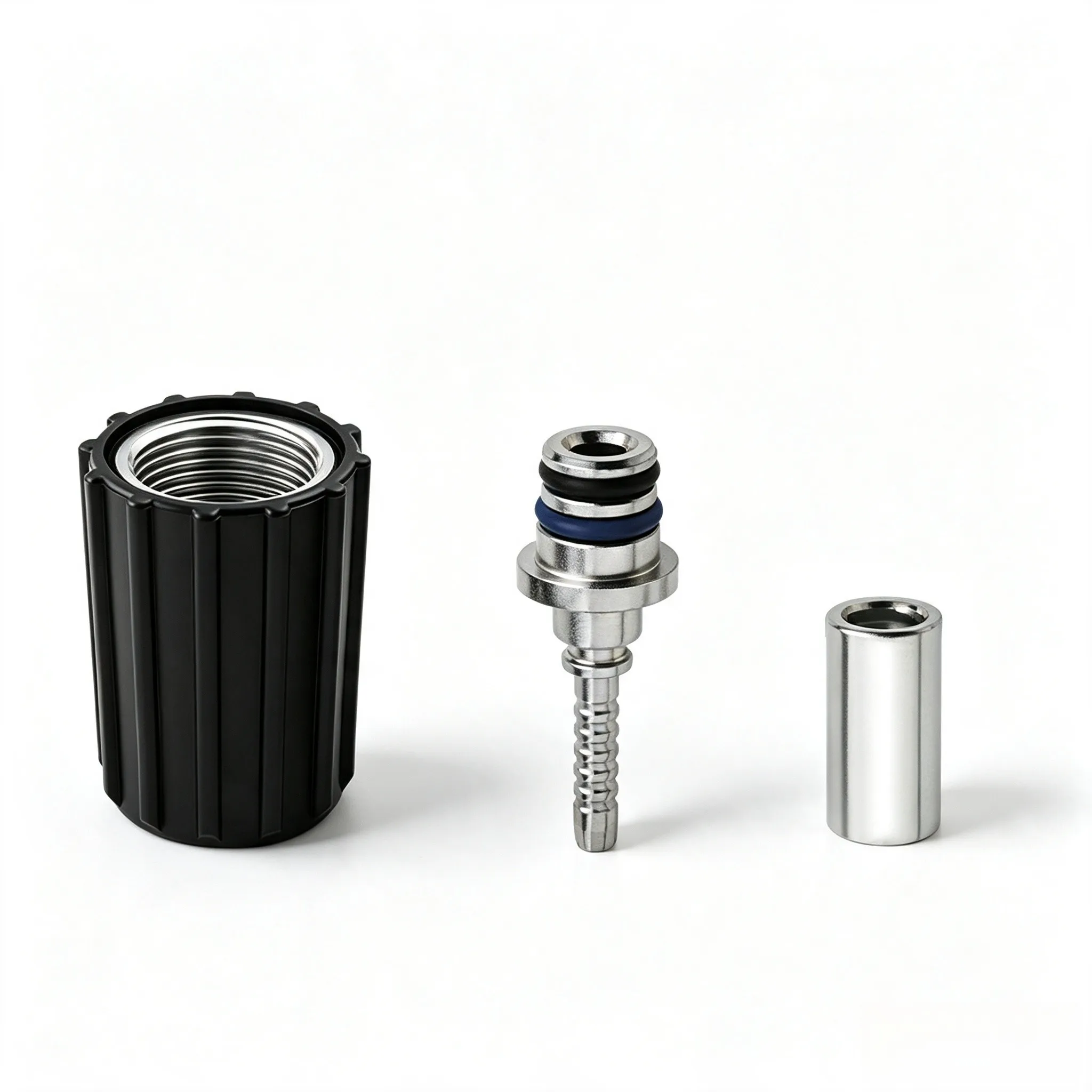 12.5*8*3cm High Pressure Hose Kit Efficient Car Wash Accessory High-pressure Connector Rust Resistant Metal Rubber O-ring Seal