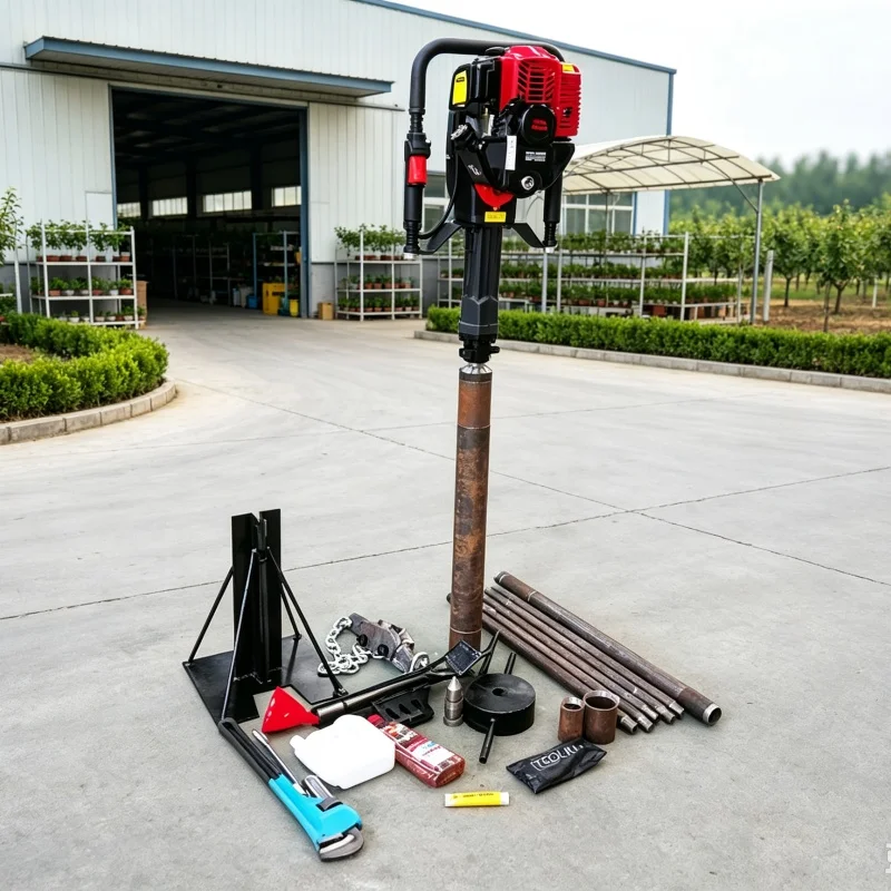 Customized Bestseller Field Backpack Water Well Exploration Drilling Rig for Rock & Soil Layer Sampling
