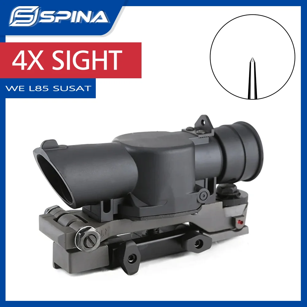 WE L85 SUSAT Type Tactical 4X Sight Rifle Scope w/ Quick Detach Weaver Mount