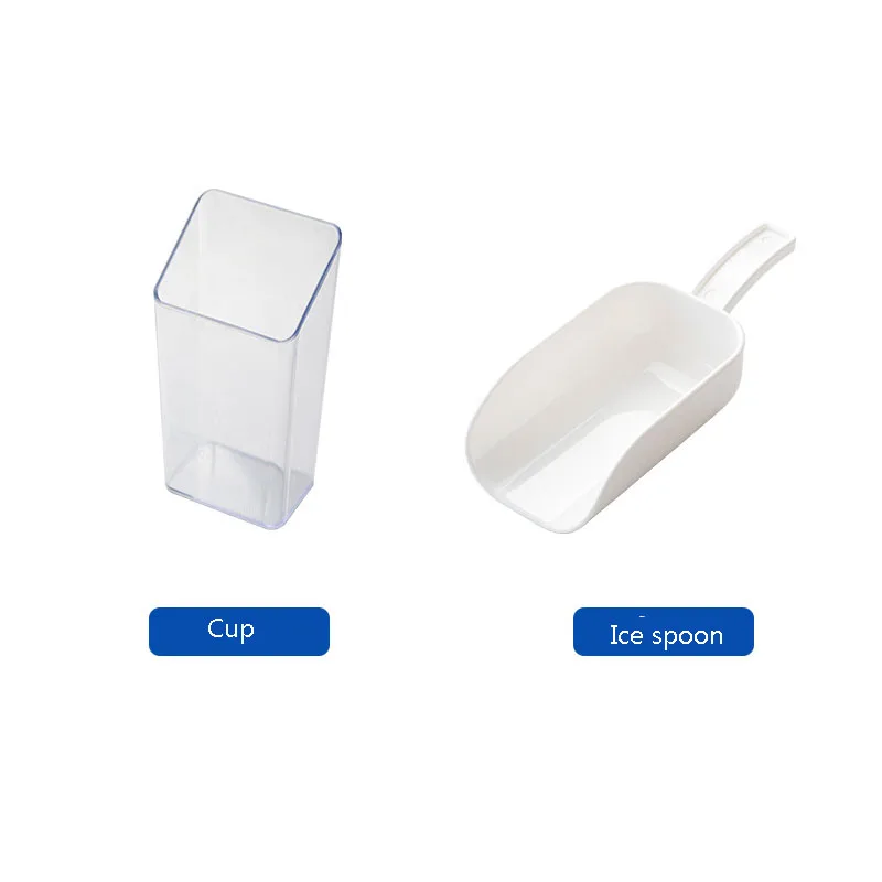 Automatische Power-Off Huishoudelijke Commerciële Volautomatische Kan Worden Aangepast Mini Roestvrij Staal Ijs Maker 110V 220V