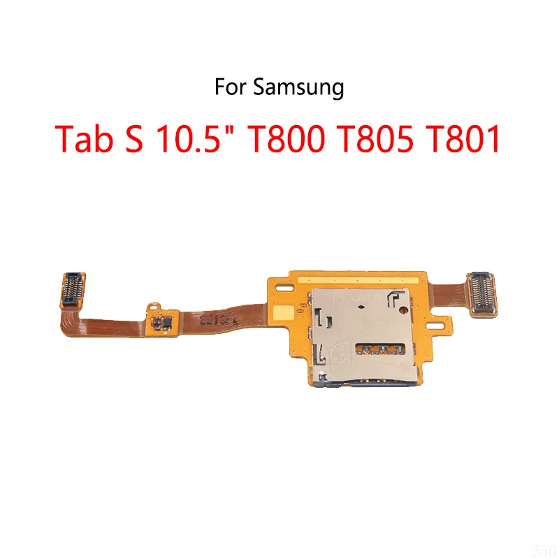

SIM Card Reader Socket Tray Holder Slot Flex Cable For Samsung Galaxy Tab S 10.5" inch T800 T805 T801 SM-T800/801/805