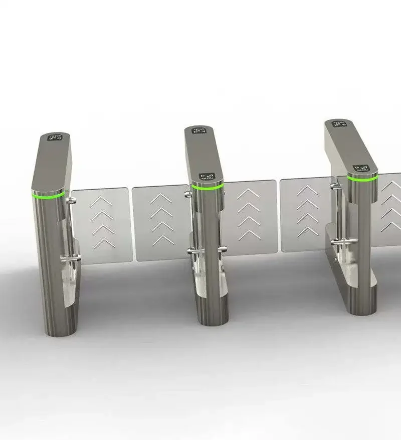 

304 Stainless Steel Swing Barrier Gate With Fingerprint & Face Recognition Access Control Employee Entrance Turnstile