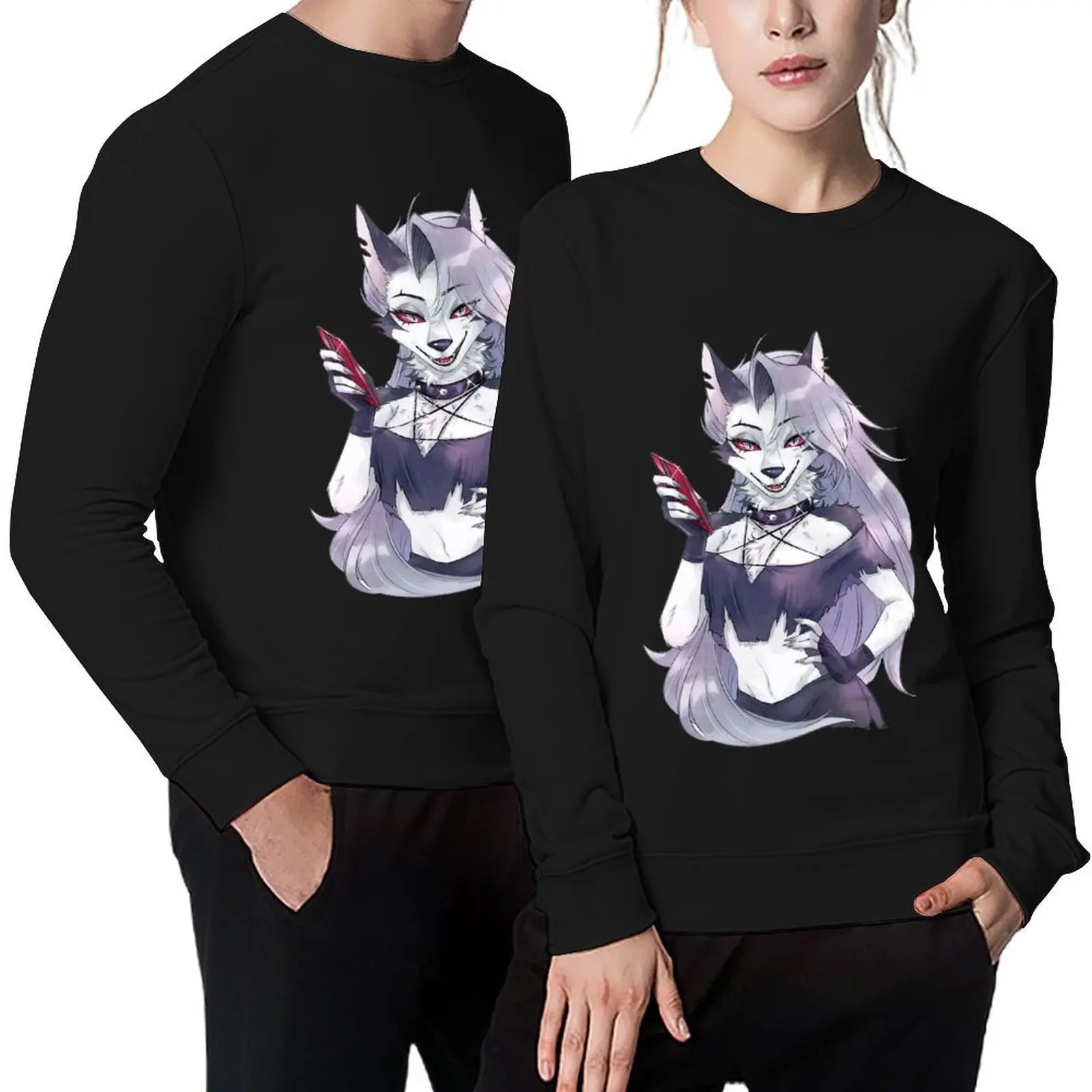 

Helluva Boss Loona Pullover men's clothing male clothes aesthetic clothing men's sweat-shirt set sweatshirts