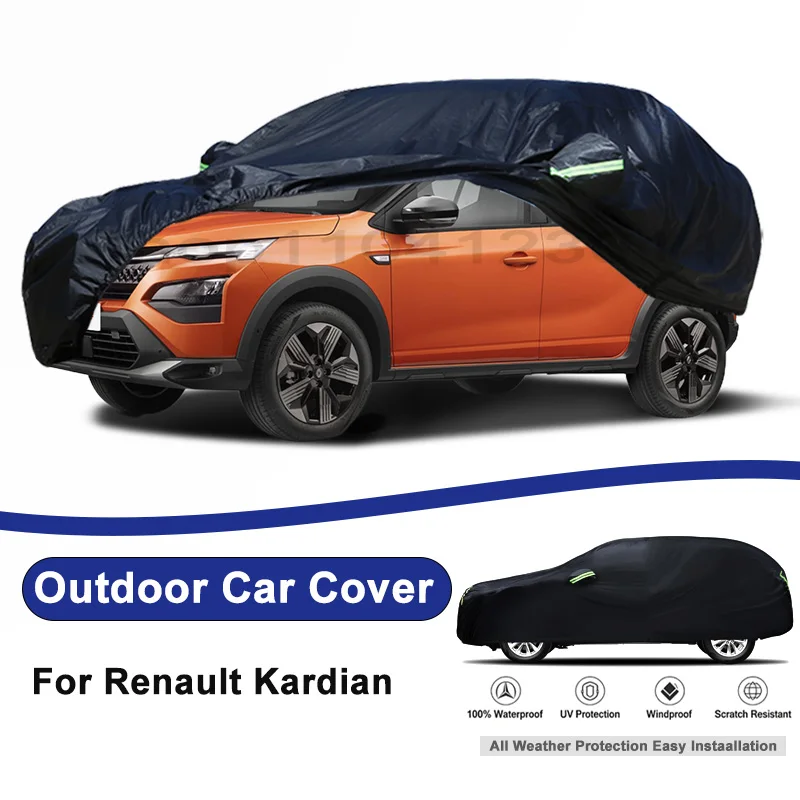 

Outdoor Full Car Cover For Renault Kardian with Reflective Strips Waterproof Snowproof Dustproof UV Protection Auto Accessory