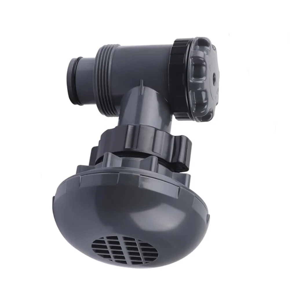 Plunger Type Flow Control Valve with Matching Inlet Filter for Intex and Above Ground Pool Filtration Applications