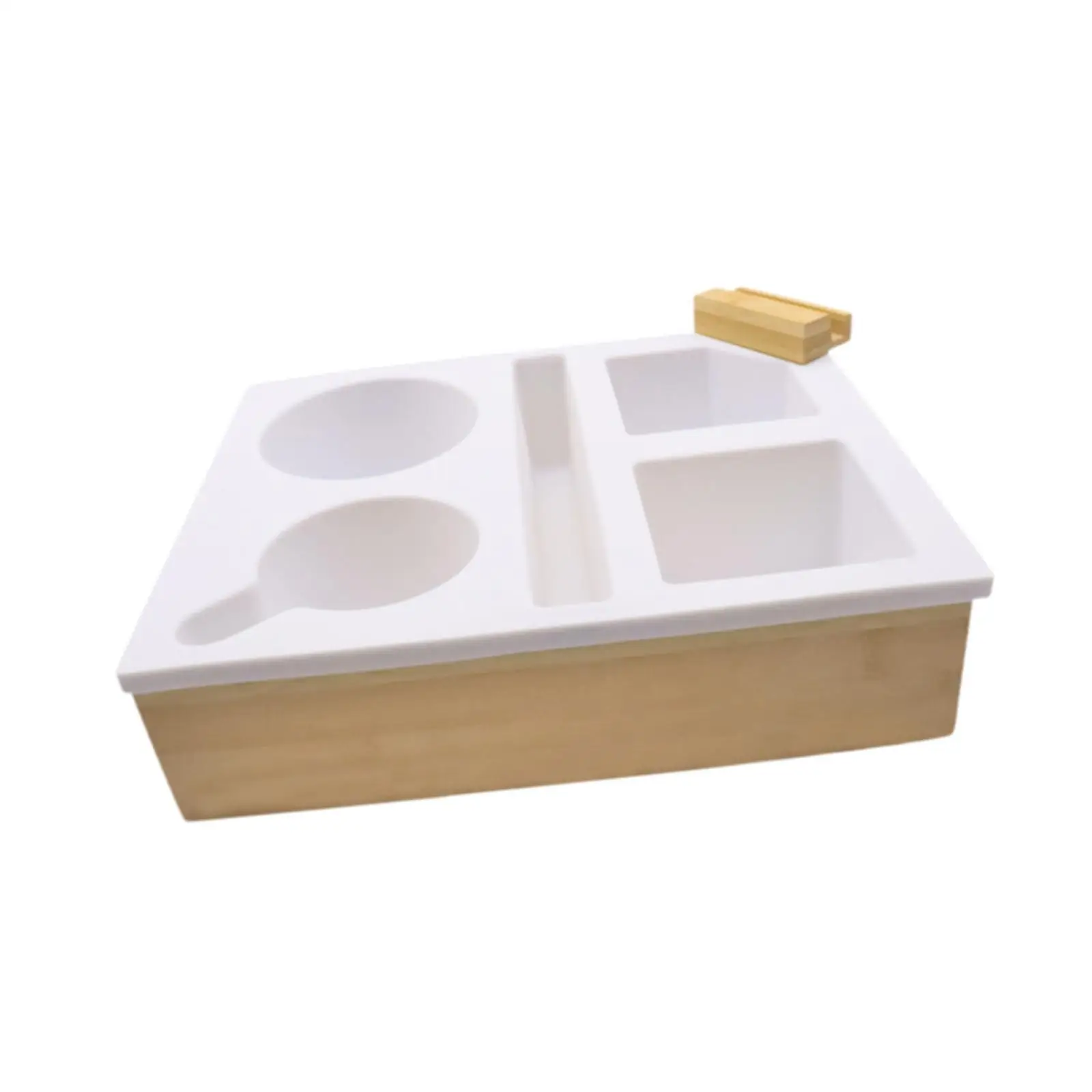 Sofa Cup Holder Sundries Holder Makeup Vanity Tray Remote Control Storage Box,Desktop Storage Box,for Decoration Countertop