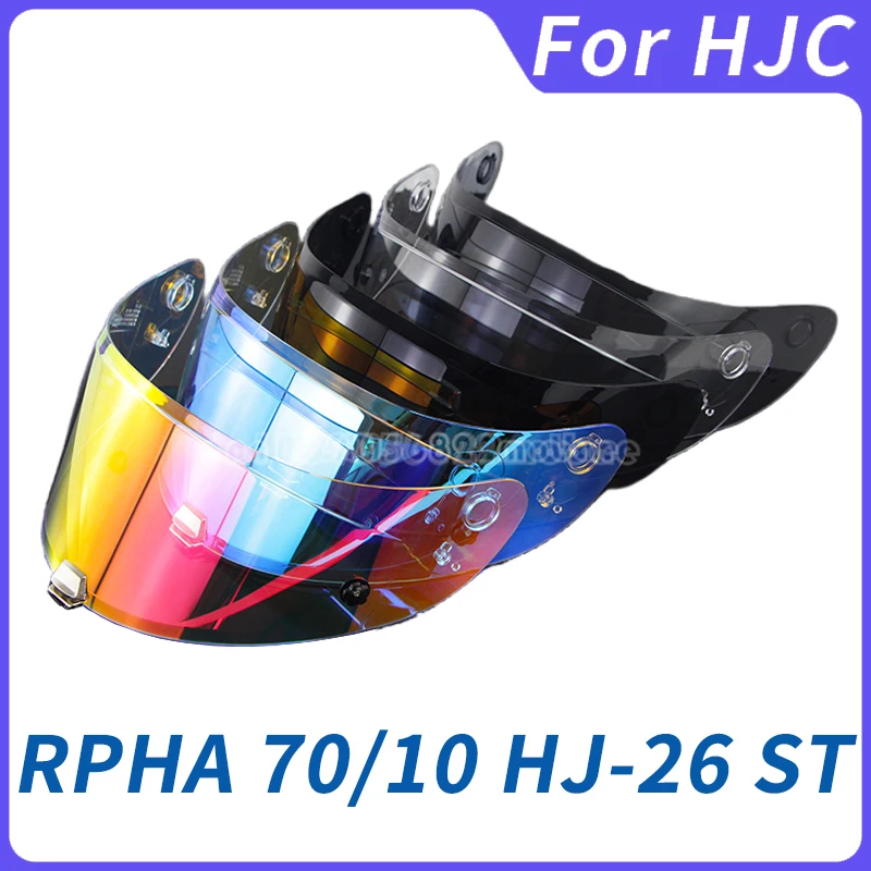 HJ-26 Motocicleta Capacete Revo Visor Lens, pára-brisa, Anti-UV, à prova de poeira, Escudo, HJC, RPHA 11, RPHA 70