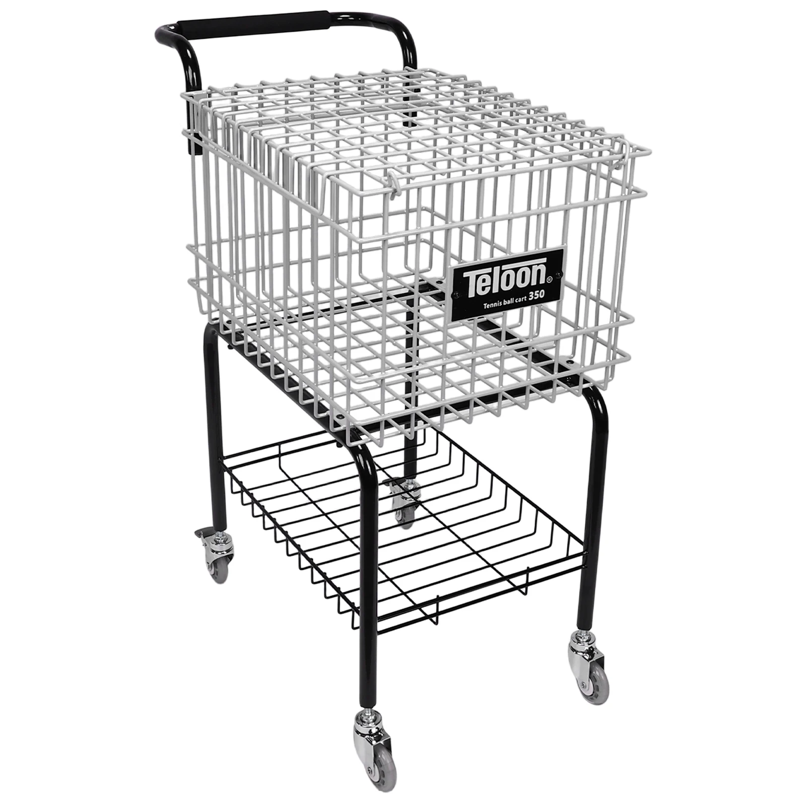 

Training Ball Pickup Basket with Wheel Tennis Ball Storage Cart Holds 350 Balls Tennis Teaching Cart Basket Carrier Gatherer