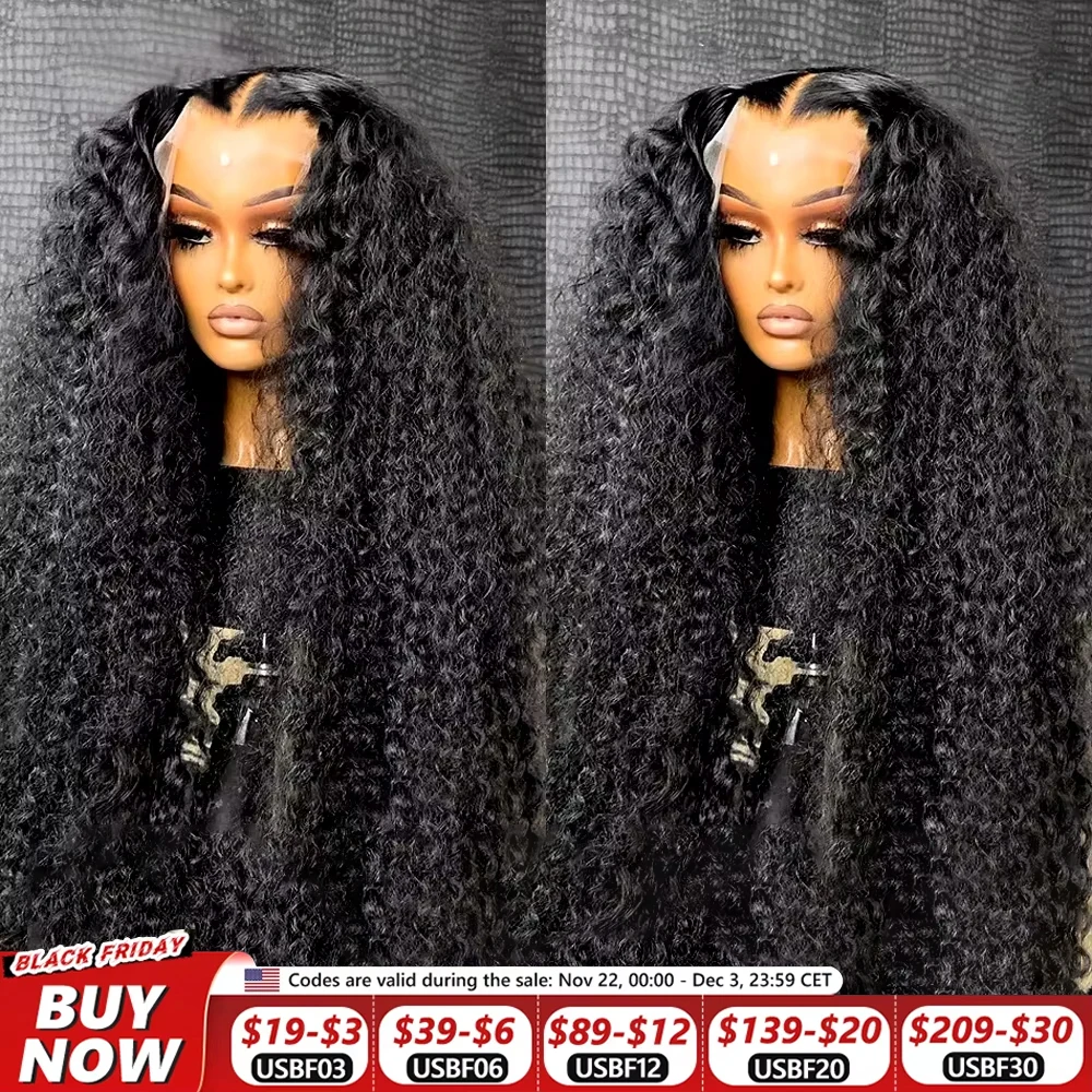 13x6 40inch 250% Loose Deep Wave 13x6 HD Lace Frontal Wig Brazilian 40 Inch 13x4 Curly Lace Frontal Human Hair Wigs For Women