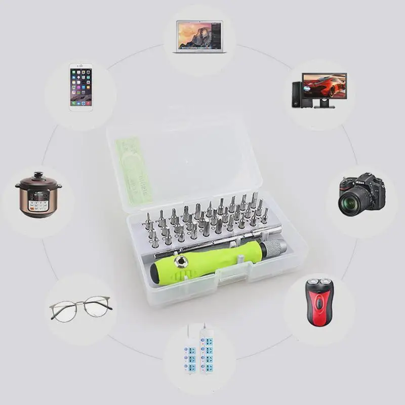 32Pcs/set Precision Screwdriver Set Multi-purpose Hardware Repair Tool Kit for Watch Phone Home Appliance Repair Tools Set