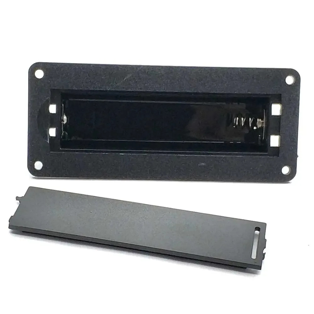 

5pcs 18650 Battery Case Holder Nickel Strips Board Thickening Material Empty Box for 18650 Battery Well Match Black