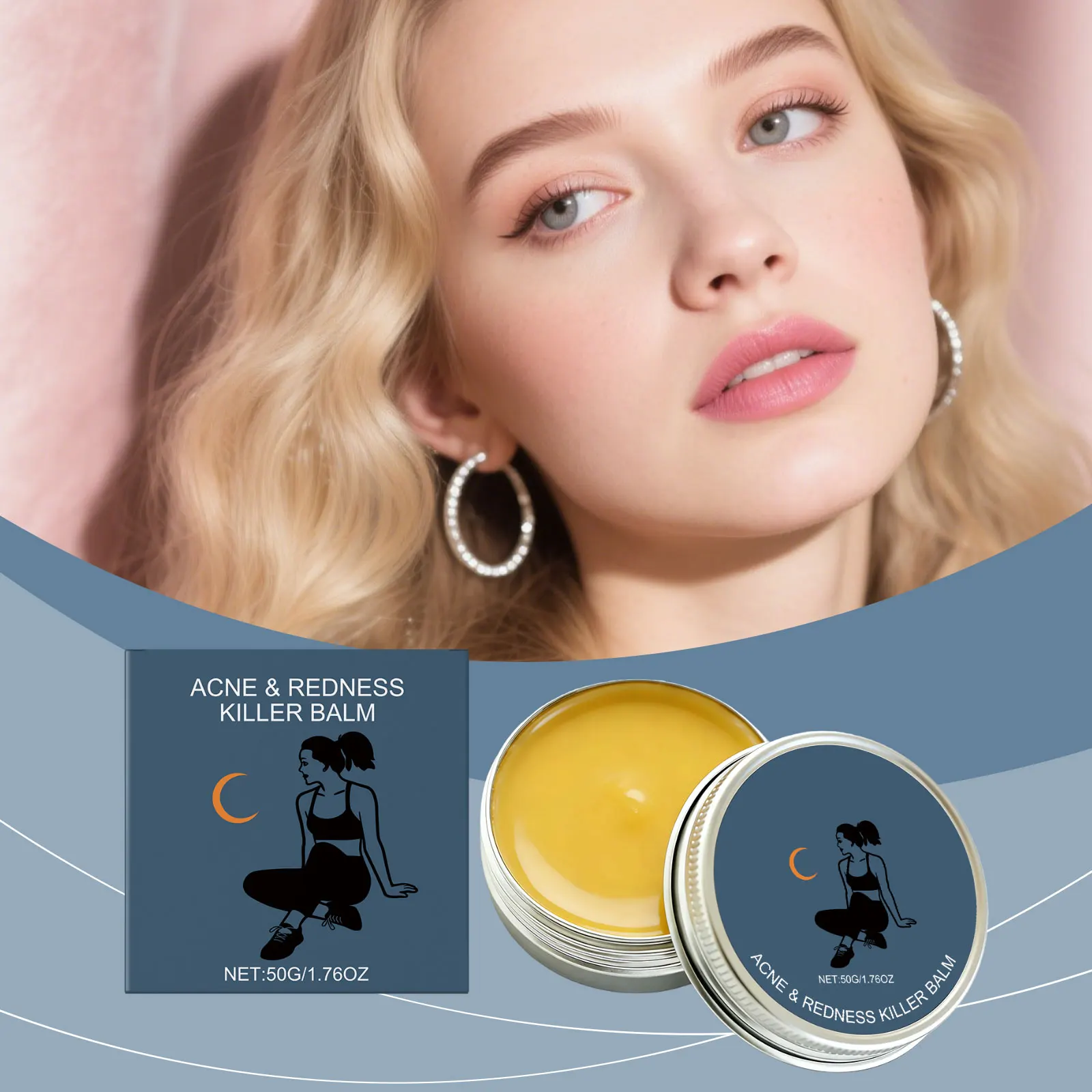 6in1 Redness Killer BalmFace Cream Oil Control Minimize Pores Daily Glow Moisturize Balm Fade Blemishes For Women Men 50g