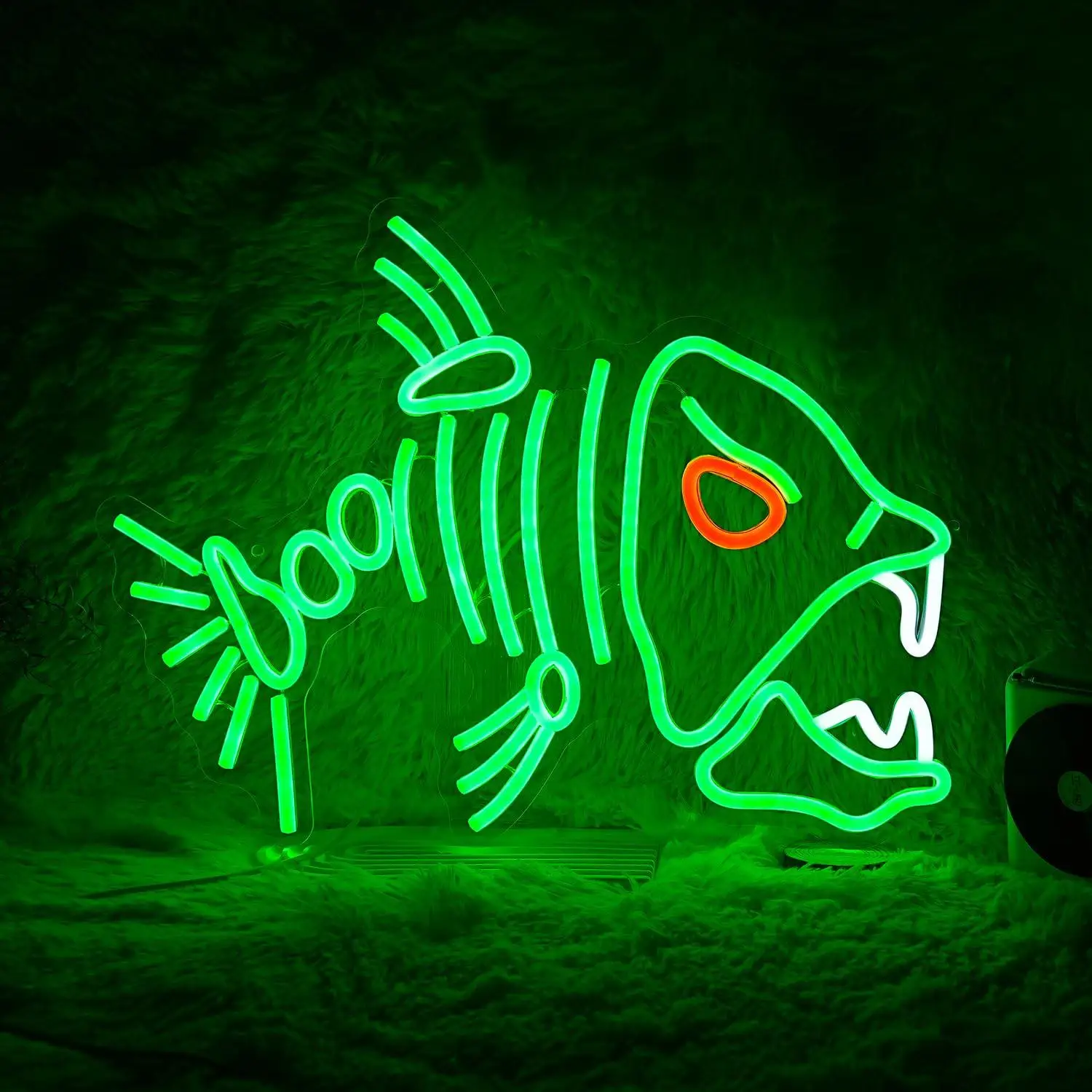 

fish Neon Sign LED Dimmable Skeleton Fish Neon Light for Living Room Bar Game Room Restaurant Man Cave Wall Art Decoration Gifts