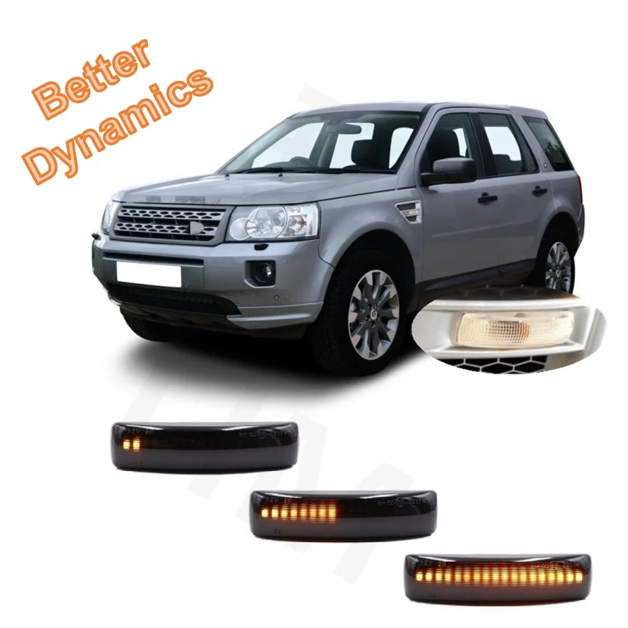 for Land Rover LR2 Freeland 2 L359 2008 2009 Dynamic LED Side Marker Turn Light Signal Lamp