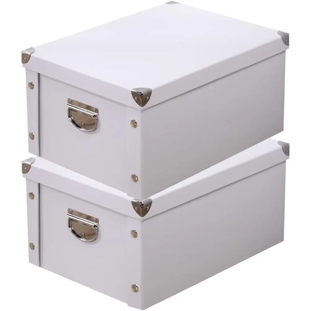 

Складной ящик для хранения, декоративная коробка для памятных вещей, картонный контейнер для документов с ручками, подарочная коробка-органайзер, для хранения игрушек и фотографий, для детских вещей