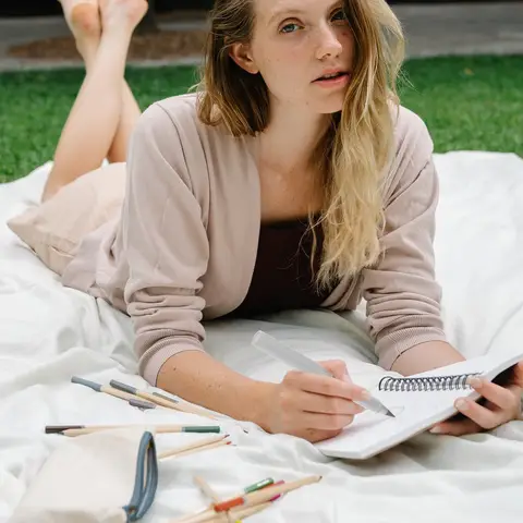 6 st icke-vässande bläckfria pennor plast lättviktiga skiss- och målningsverktyg för studenter kalligrafi 6 best sales icke-vässande penna - №5