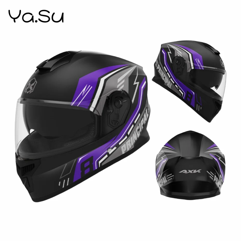 

Motorcycle Helmet HD Double Mirror Anti-fog Sunscreen Winter Warm Ventilation Breathable Lightweight Comfortable Safety Helmet