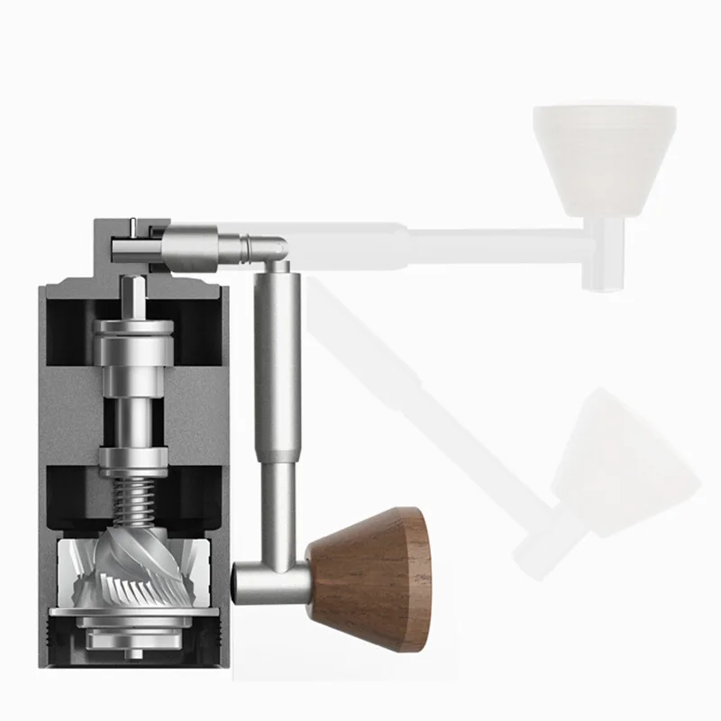 Mini macchina da caffè portatile, manuale per macinacaffè, macinacaffè pieghevole