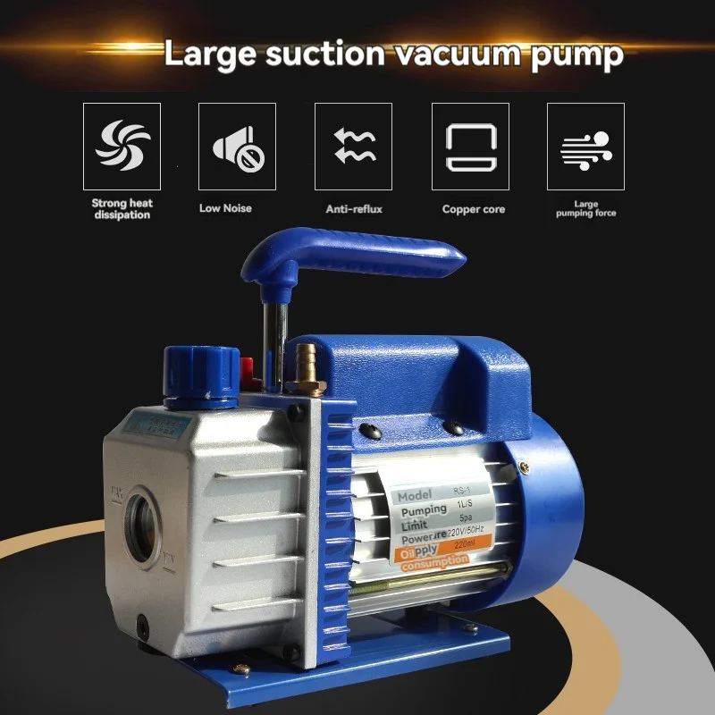 550W Vacuum Pump Suction Air Conditioner Refrigerator Pump Air Conditioning Vacuum Pump Experimental Filtration and Bonding