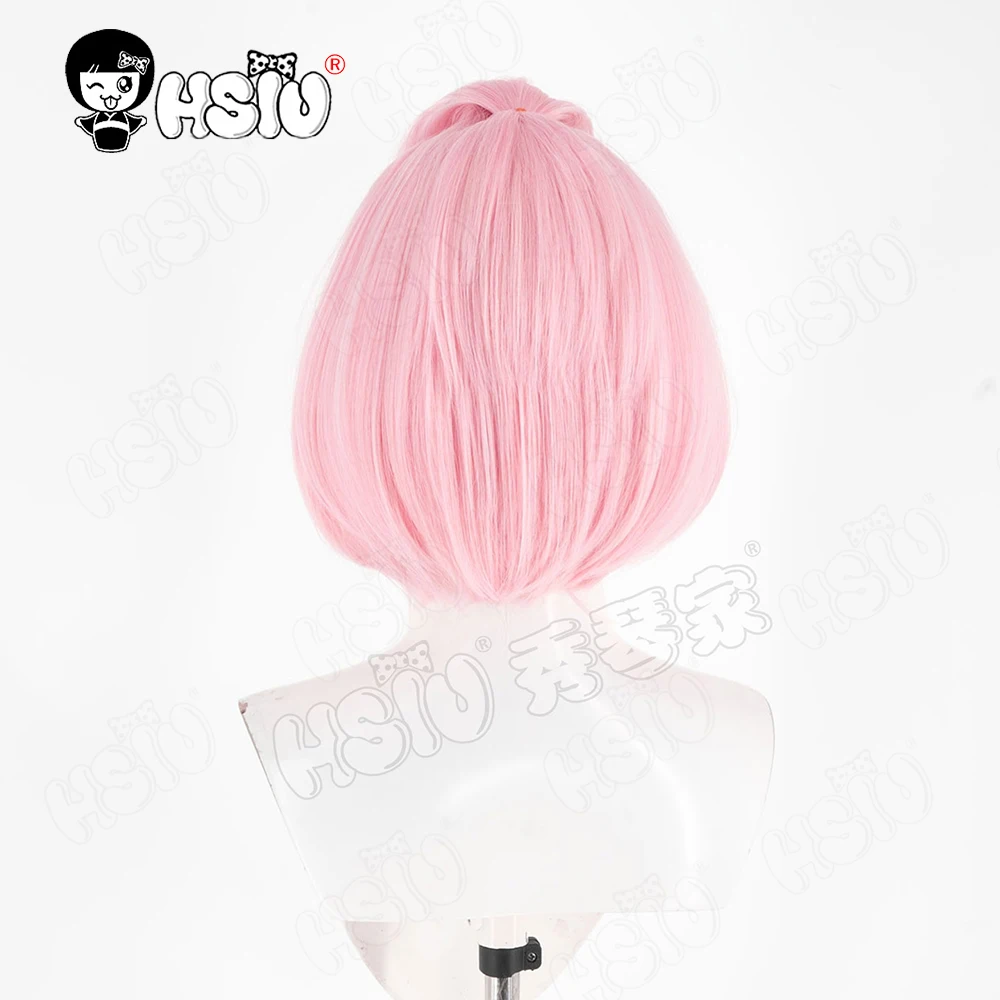 THE POWER Parrucca Cosplay HSIU 30Cm Sakura Rosa Capelli Corti Parrucca Sintetica + Protezione Della Parrucca Anime Card Captor Sakura THE POWER cosplay