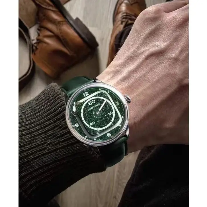 888888 Innovative Track Mechanical Watch | Dome Sapphire Miyota 9015 Movement Watch