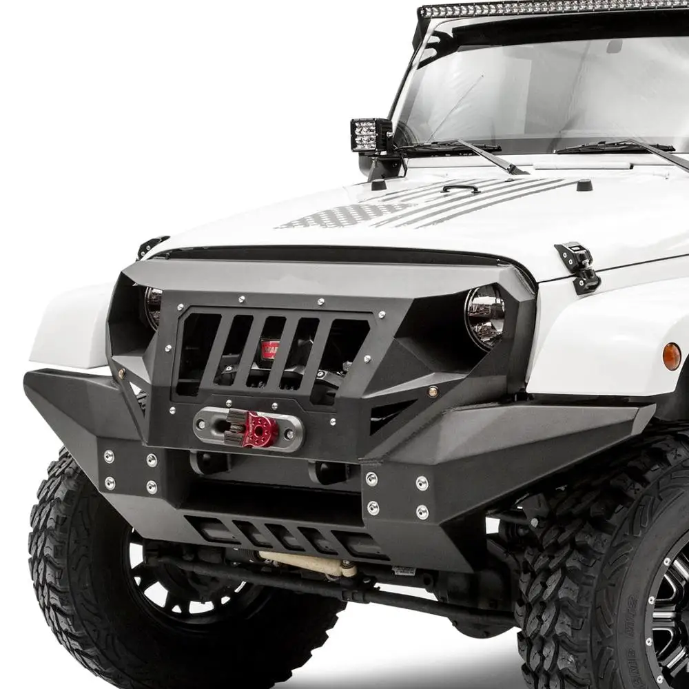 Bumper Full Width For  Wrangler JK 2007-2018 Dream Garage Front