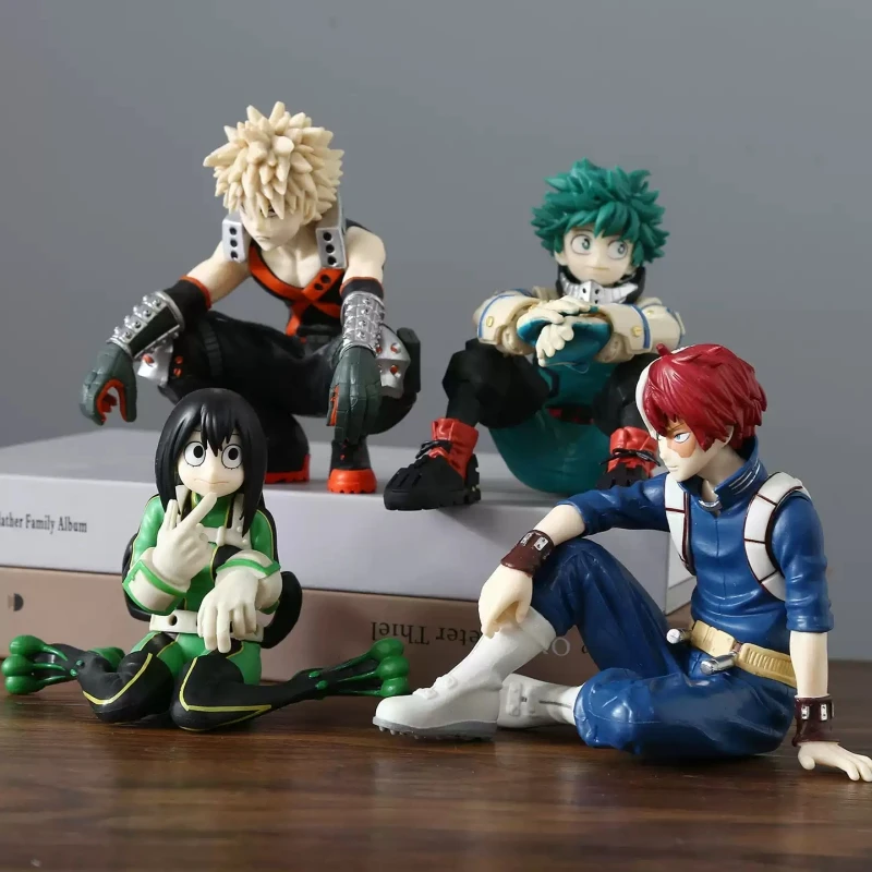 

Hot Sale Anime Figure My Hero Academia Midoriya Izuku Bakugou Katsuki Asui Tsuyu Todoroki Shoto Collectible Toy Decor Model Gift