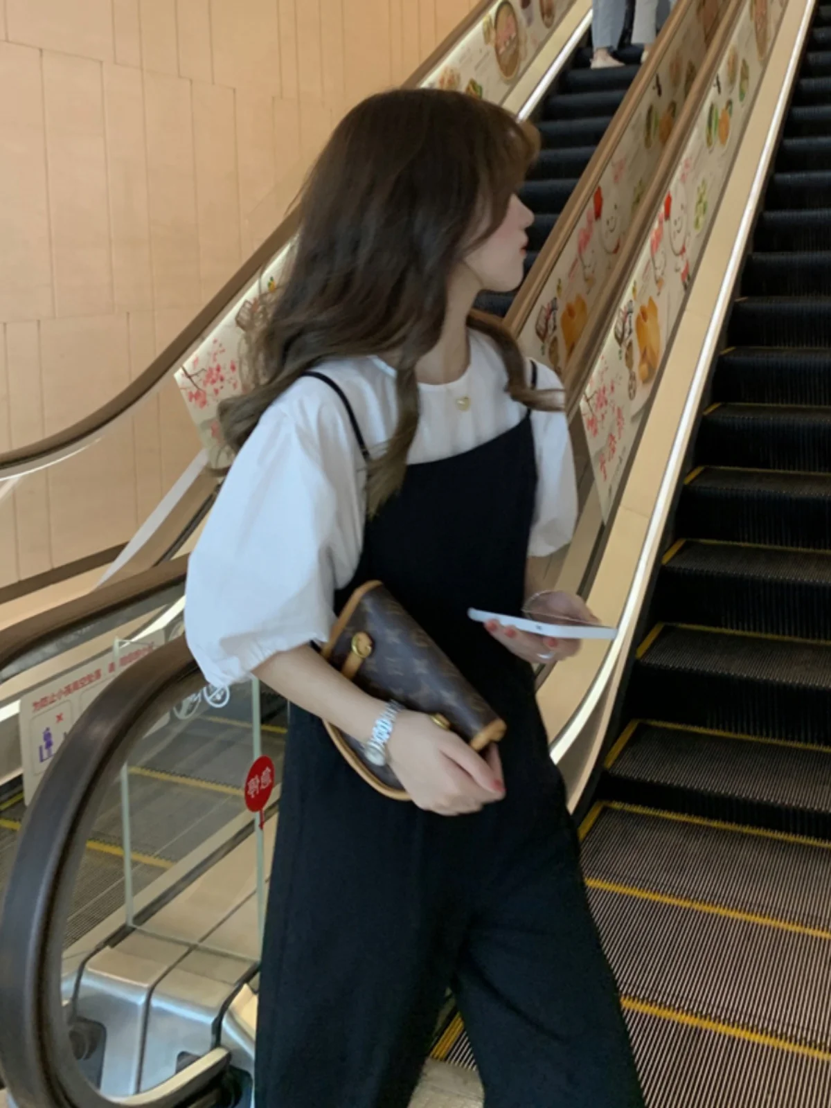 Sommer 2025, hohe Taille, weites Bein, Hose für Damen, lässig, Chiffon, drapiert, Overall-Outfit, koreanisches Sle-Pendler-Faion, dünne Illusion