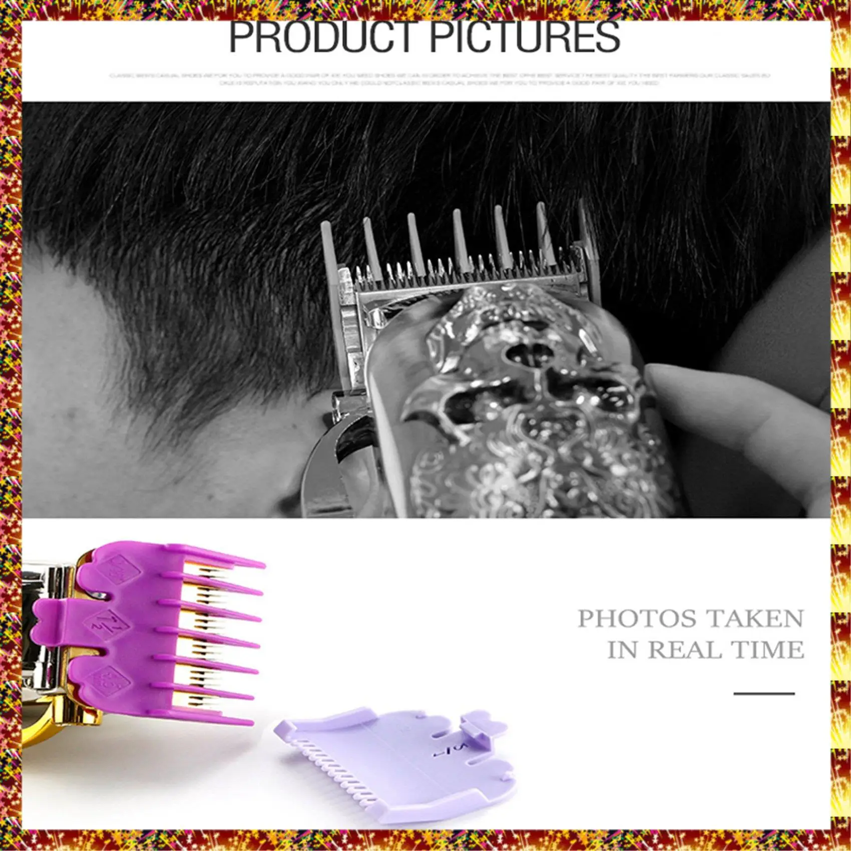 AGOUP 4 шт./компл., направляющая для машинки для стрижки волос, расческа-триммер для бороды, триммерная головка, сменная расческа для бритвы, лезвие для машинки для стрижки, рукав для резки